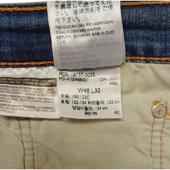 Levi's 541 Athletic Taper Men's Size 48x32 Big & Tall Stretch Jeans - Picture 7 of 9